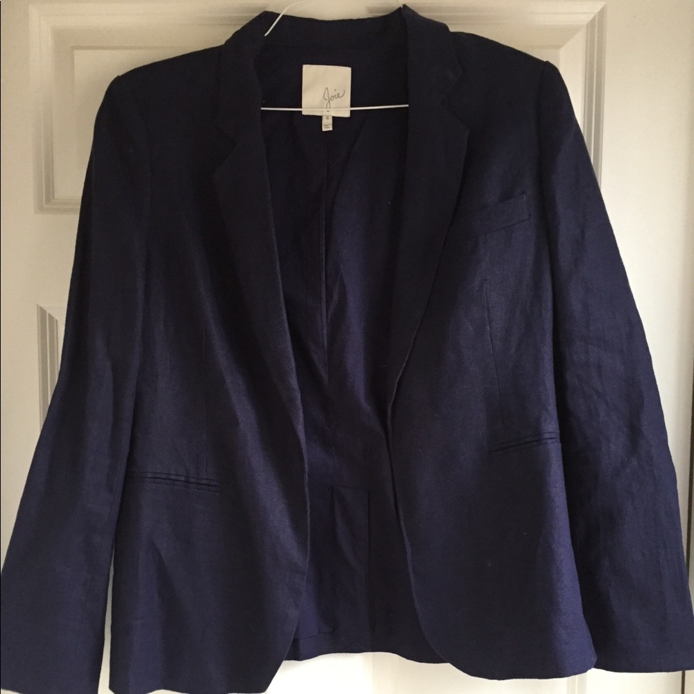 Joie Navy Blue Tailored Blazer